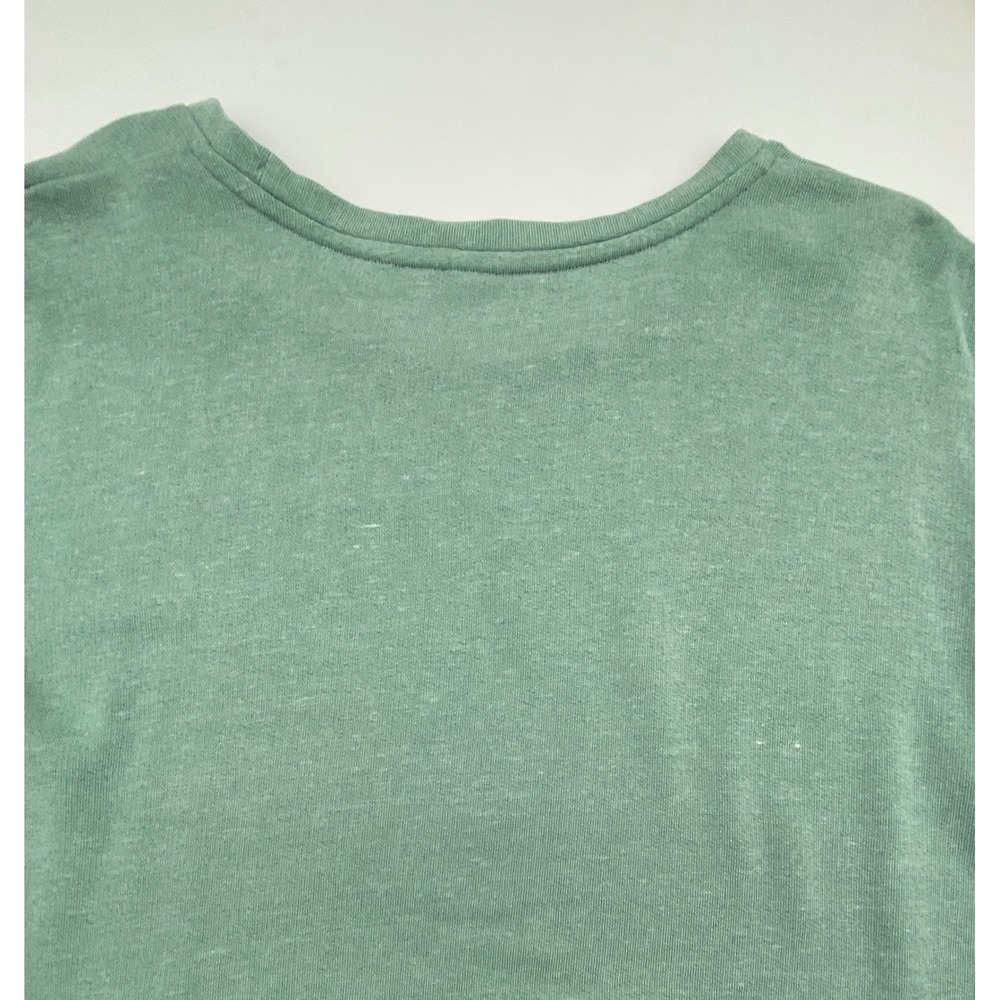 Eileen Fisher Organic Cotton Linen Lyocell Sweatshirt Sage Green Small S/P - Picture 13 of 14